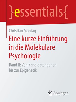 cover image of Eine kurze Einführung in die Molekulare Psychologie